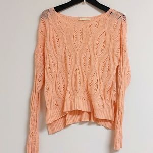 Aquamar Sweater Size M/L crochet lurex